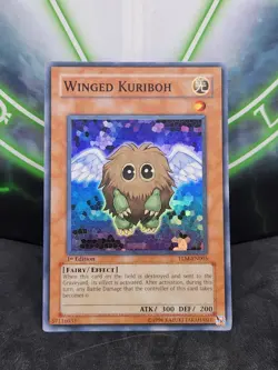 Yugioh Winged Kuriboh TLM-EN005 Super Rare 1st Edition NM - Image 1