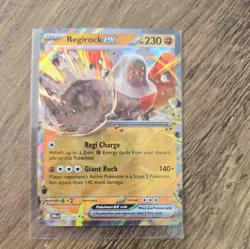 Regirock EX 101/182 Destined Rivals Pokemon Card NM-Mint TCG Double Rare - Image 1