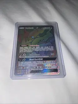 Pokemon Darkrai GX TCG 158/147 Burning Shadows Secret Rare Rainbow Holo Card - Image 1