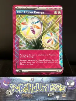Pokemon Card Neo Upper Energy 162/162 Ace Spec Temporal Forces Near Mint - Image 1