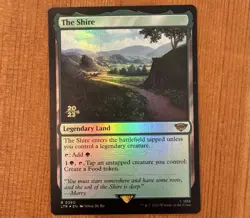 The Shire [Prerelease] R 0260, NM Foil Promo MTG LotR Lord of the Rings LTR Card - Image 1