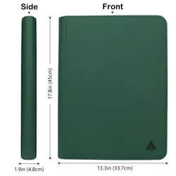 16 Pocket 1000 Card Binder, Ringless Trading Card Album Folder, Side Loading Bla - Image 2