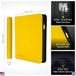 Vault X 12 Pocket Trading Card Zip Binder - 480 cards, Premium Exo-Tec Album - Image 2