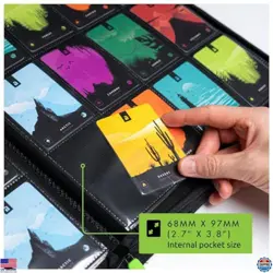 Vault X 12 Pocket Trading Card Zip Binder - 480 cards, Premium Exo-Tec Album - Image 4