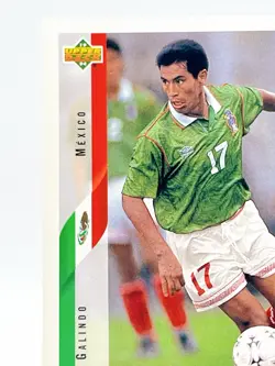 94 USA World Cup Soccer Card Mexico National Team Ben Galindo Vintage From Japan - Image 2