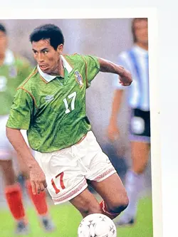 94 USA World Cup Soccer Card Mexico National Team Ben Galindo Vintage From Japan - Image 4