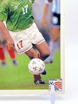 94 USA World Cup Soccer Card Mexico National Team Ben Galindo Vintage From Japan - Image 5