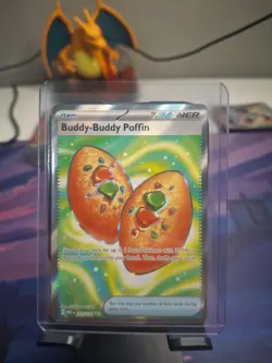Buddy Buddy Poffin 167/132 Mega Evolution Secret Rare Pokemon Card NM-MINT FA - Image 1