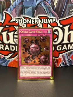 Yugioh Crush Card Virus PGL2-EN070 Gold UltraRare 1st Edition NM - Image 1