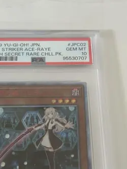 Sky Striker Ace Raye PSA 10 20th Secret Rare Yugioh Japan Card - Image 3