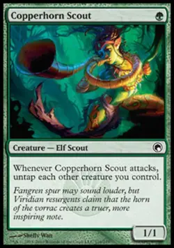 Copperhorn Scout - Light Play MTG Scars of Mirrodin - Image 1