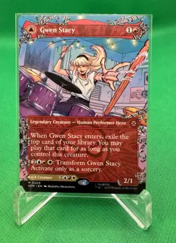 Gwen Stacy (0209) (Borderless) Marvel's Spider-Man Regular MTG - Image 1