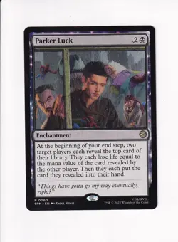 MAGIC THE GATHERING MTG MARVEL'S SPIDER-MAN PARKER LUCK - Image 1