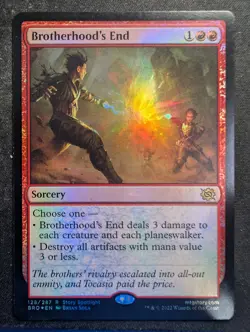 Brotherhood's End - Foil - The Brothers' War (MTG) - Image 1