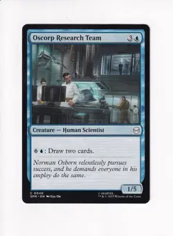 MAGIC THE GATHERING MTG MARVEL'S SPIDER-MAN OSCORP RESEARCH TEAM (#2) - Image 1