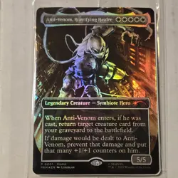 Anti-Venom, Horrifying Healer Promo Borderless Foil Marvel MTG Magic Sealed Mint - Image 1