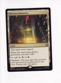 MAGIC THE GATHERING MTG MARVEL'S SPIDER-MAN OSCORP INDUSTRIES - Image 1