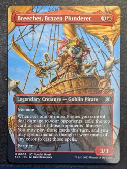 Breeches, Brazen Plunderer - Borderless - LCI Special Guest (MTG) - Image 1