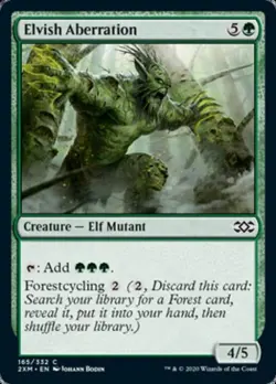 Elvish Aberration -Foil Near Mint MTG Double Masters - Image 1