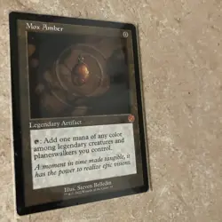 Mox Amber Retro Frame (#35) (MTG The Brothers' War 2022) - Image 2