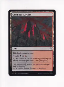 MAGIC THE GATHERING MTG MARVEL'S SPIDER-MAN OMINOUS ASYLUM (#1) - Image 1