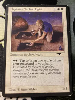 1994 Antiquities Argivian Archaeologist ~ Vintage MTG/Magic ~ MP Condition - Image 1