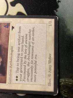 1994 Antiquities Argivian Archaeologist ~ Vintage MTG/Magic ~ MP Condition - Image 3