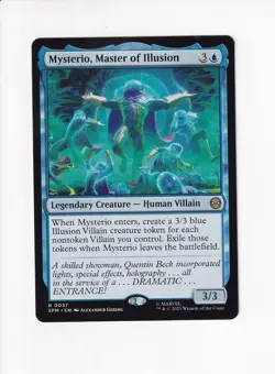 MAGIC THE GATHERING MTG MARVEL'S SPIDER-MAN MYSTERIO, MASTER OF ILLUSION - Image 1