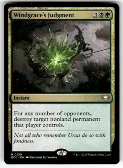 WINDGRACE'S JUDGMENT #129 MTG COMMANDER: EDGE OF ETERNITIES - Image 1