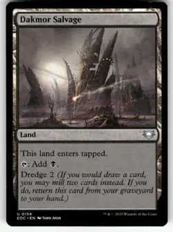 DAKMOR SALVAGE #156 MTG COMMANDER: EDGE OF ETERNITIES - Image 1