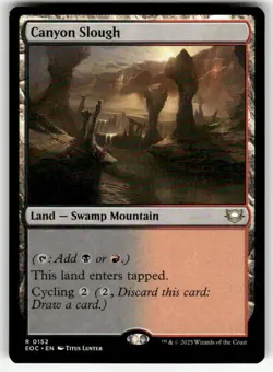 CANYON SLOUGH #152 MTG COMMANDER: EDGE OF ETERNITIES - Image 1