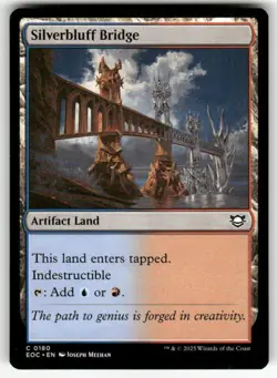 SILVERBLUFF BRIDGE #180 MTG COMMANDER: EDGE OF ETERNITIES - Image 1