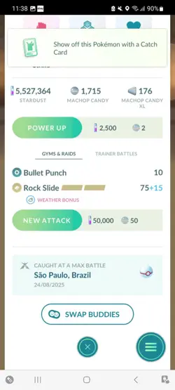Pokemon Go Shiny Machamp ( Gigantamax ) - Image 2