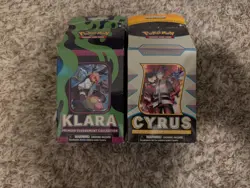 POKEMON TCG Cyrus + Klara Set of 2 Premium Tournament Collection FACTORY SEALED - Image 1