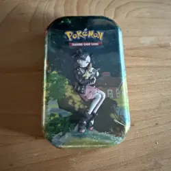 Pokemon TCG Marnie Morpeko Crown Zenith Mini Tin 2x Booster Packs New Sealed - Image 1