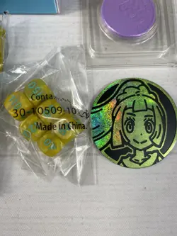 Pokemon TCG Lillie Premium Tournament Collection Deck Box Sleeves Dice Coins - Image 3