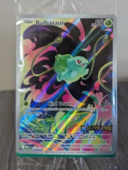 Pokemon Bulbasaur 133/132 Pokemon TCG Mega Evolution Stamped Promo - Image 2