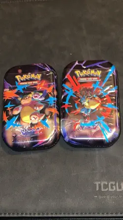 Pokemon TCG Mega Evolution Tins Lot of 2 Pokemon New Sealed 2025 NM/MINT Lucario - Image 1