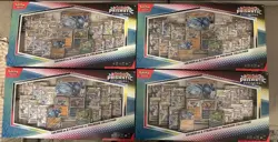 4x Pokemon Prismatic Evolutions Lucario EX and Tyranitar EX Premium Collection - Image 1