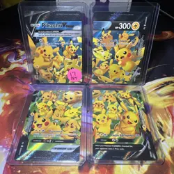 Pikachu V-Union [Set of 4] SWSH: Sword & Shield Promo Cards Holo - Image 1
