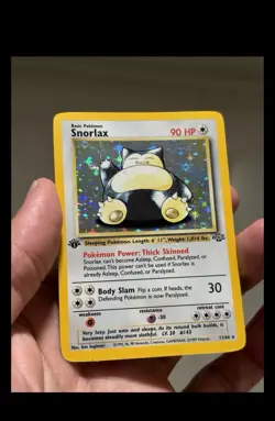 Snorlax 1999 Pokemon Jungle 1st Edition #11/64 Holo FACTORY CUT ERROR CARD - Image 4