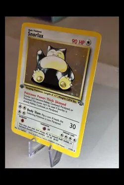 Snorlax 1999 Pokemon Jungle 1st Edition #11/64 Holo FACTORY CUT ERROR CARD - Image 5