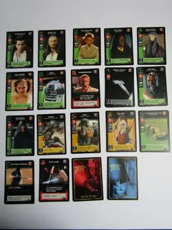 Star Wars 2000 Young Jedi Decipher CCG Battle of Naboo Rare Cards Choice - Image 1