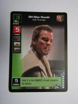 Star Wars 2000 Decipher Young Jedi CCG Reflections Super Rare Cards - Image 2