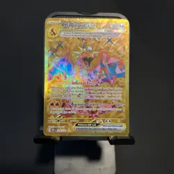 Charizard EX 228/197 Obsidian Flames Full Art Gold Hyper Rare Pokemon Card MINT - Image 1