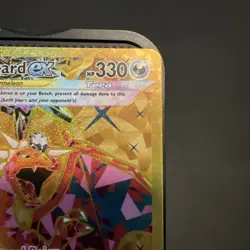 Charizard EX 228/197 Obsidian Flames Full Art Gold Hyper Rare Pokemon Card MINT - Image 3