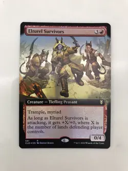 Elturel Survivors Foil Extended Borderless MTG Magic Gathering Card NM Mint CLB - Image 1