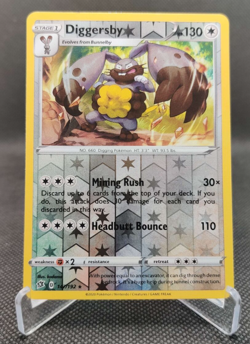 Pokemon TCG Diggersby 147/192 Rare Reverse Holo Pokemon SS02 Rebel Clash card - Image 1