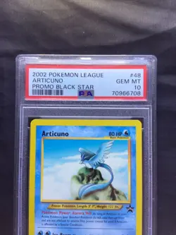 Pokemon Cards: Wizards Black Star Promo: Articuno 48 PSA 10 - Image 3
