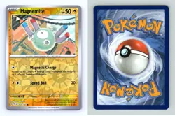 Magnemite #65 SV Paldea Evolved Reverse Holo Common Pokemon 2023 TCG Card - Image 1